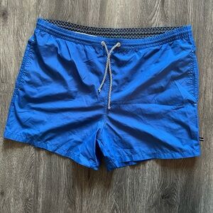 ZARA mens swim trunks in royal blue
Size large